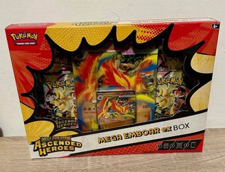 Mega Evolution Ascended Heroes Mega Emboar ex Box Sealed