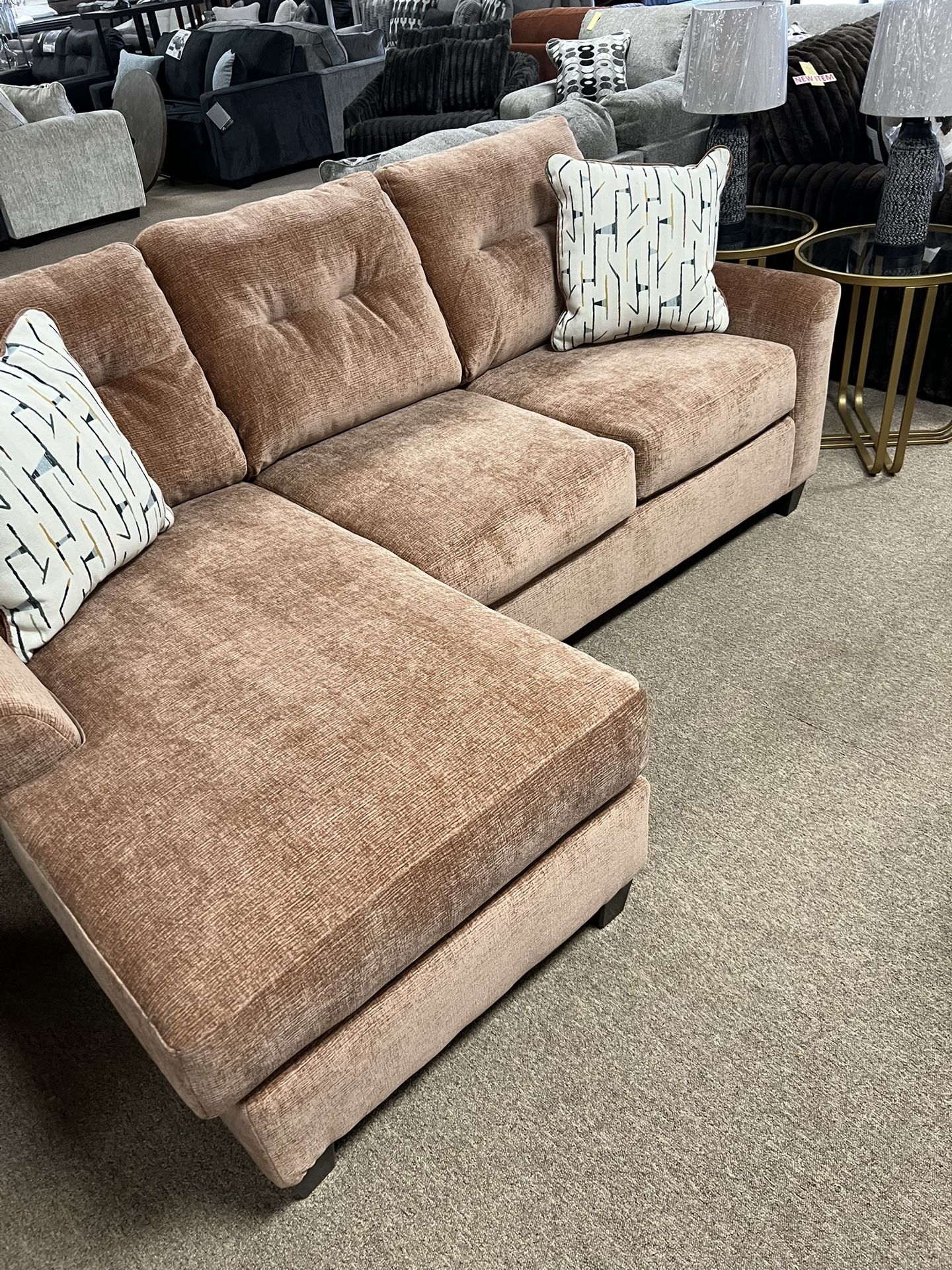 Reversible Chaise Sectional!