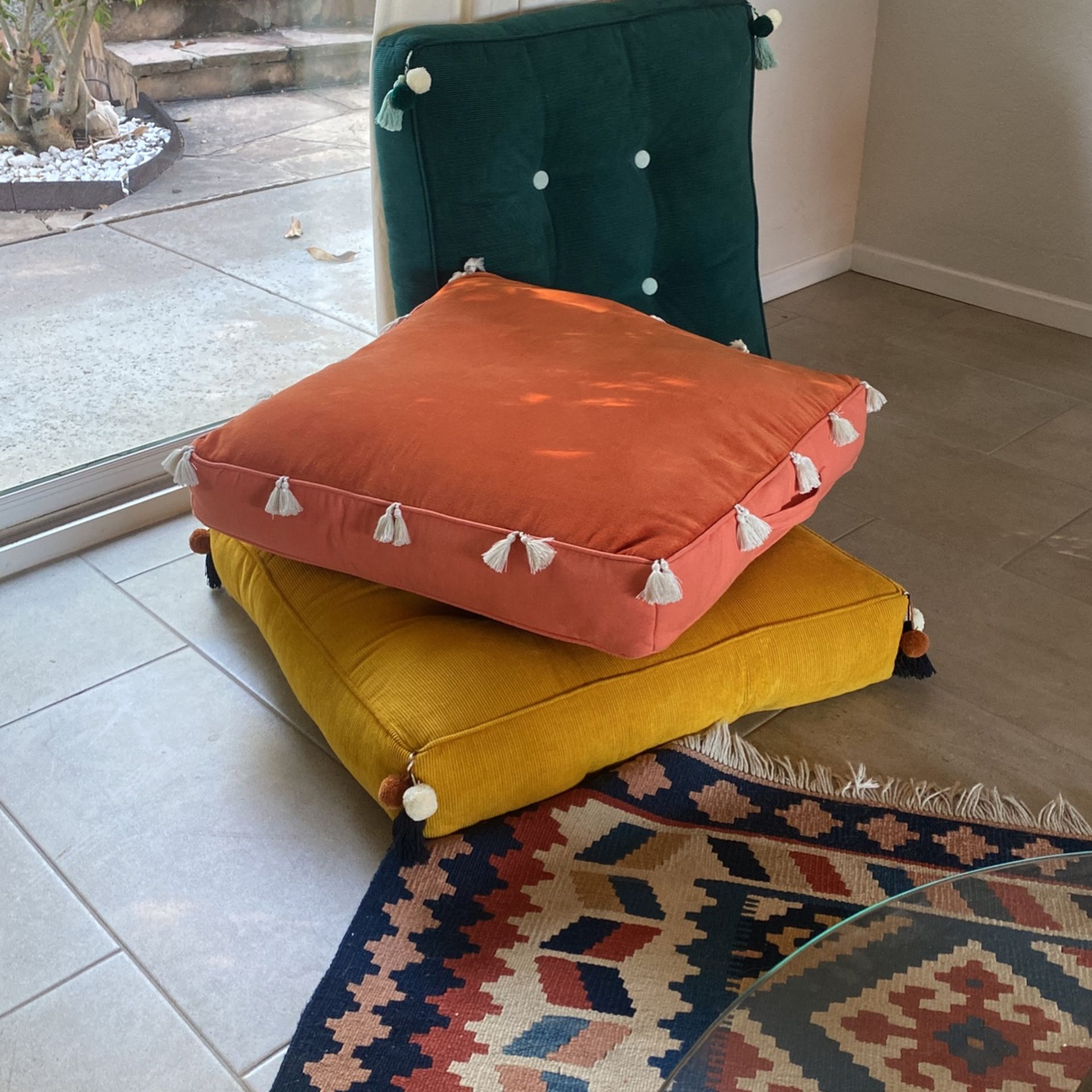 Opal house Jungalow Floor Pillows Tassels