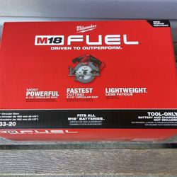 Milwaukee M18 FUEL Circular Saw 6-1/2”. Brand NEW. Tool Only.  NUEVO.