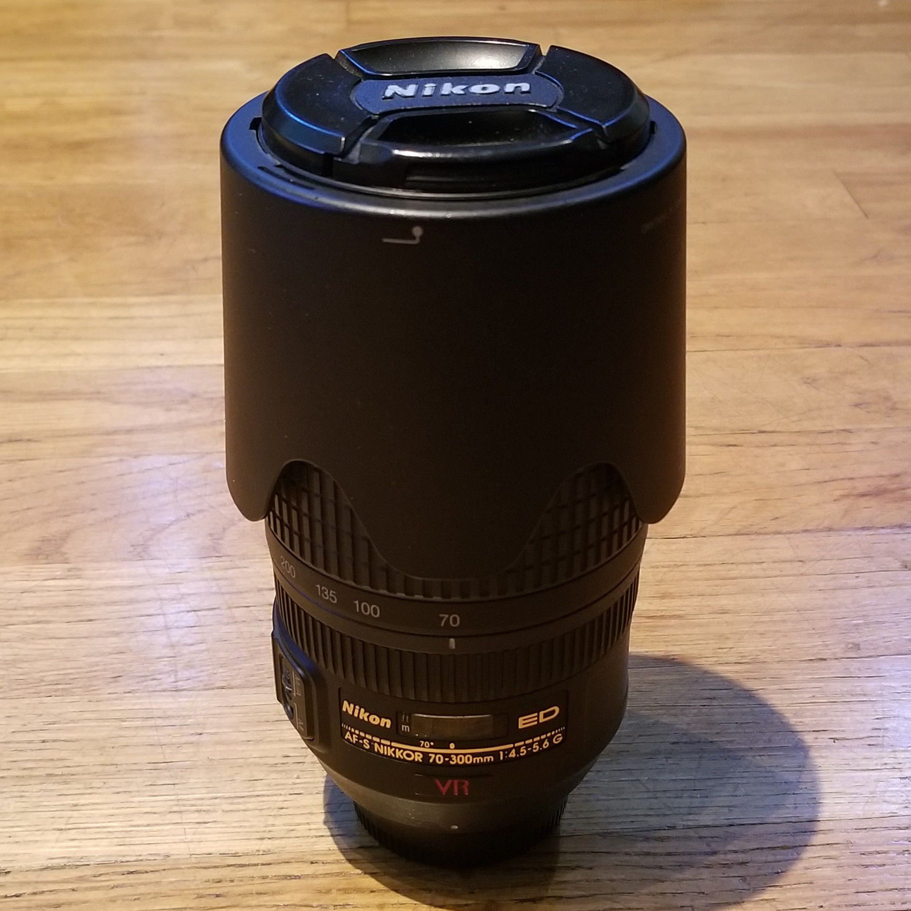 Nikon 70-300mm f/4.5-5.5G ED AF-S Zoom F Mount Camera Lens