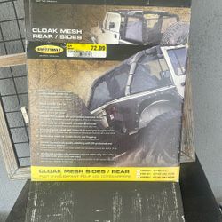 Jeep Cloak Mesh Sides / Rear 