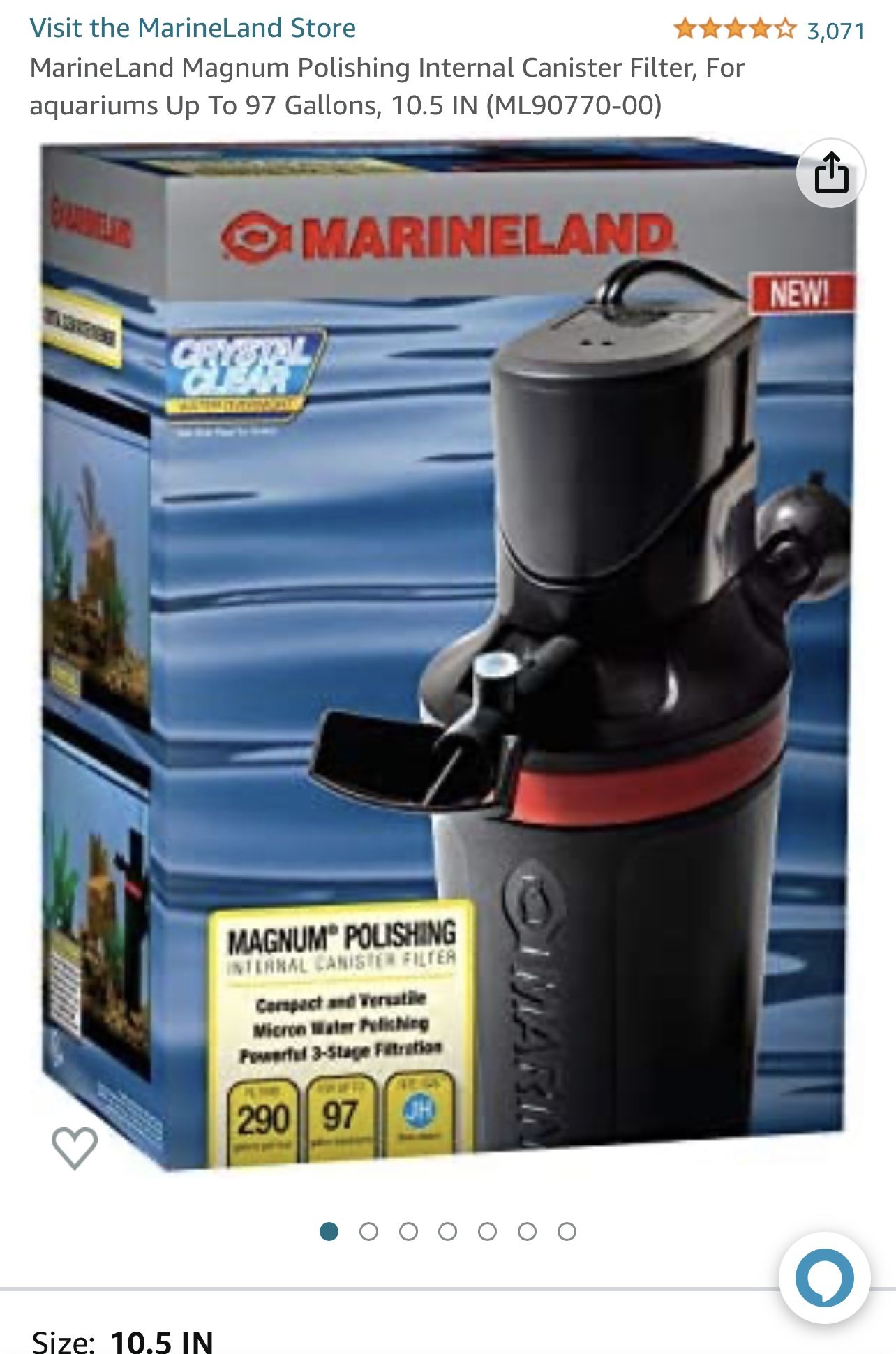 MarineLand Magnum Polishing Aquarium Filter