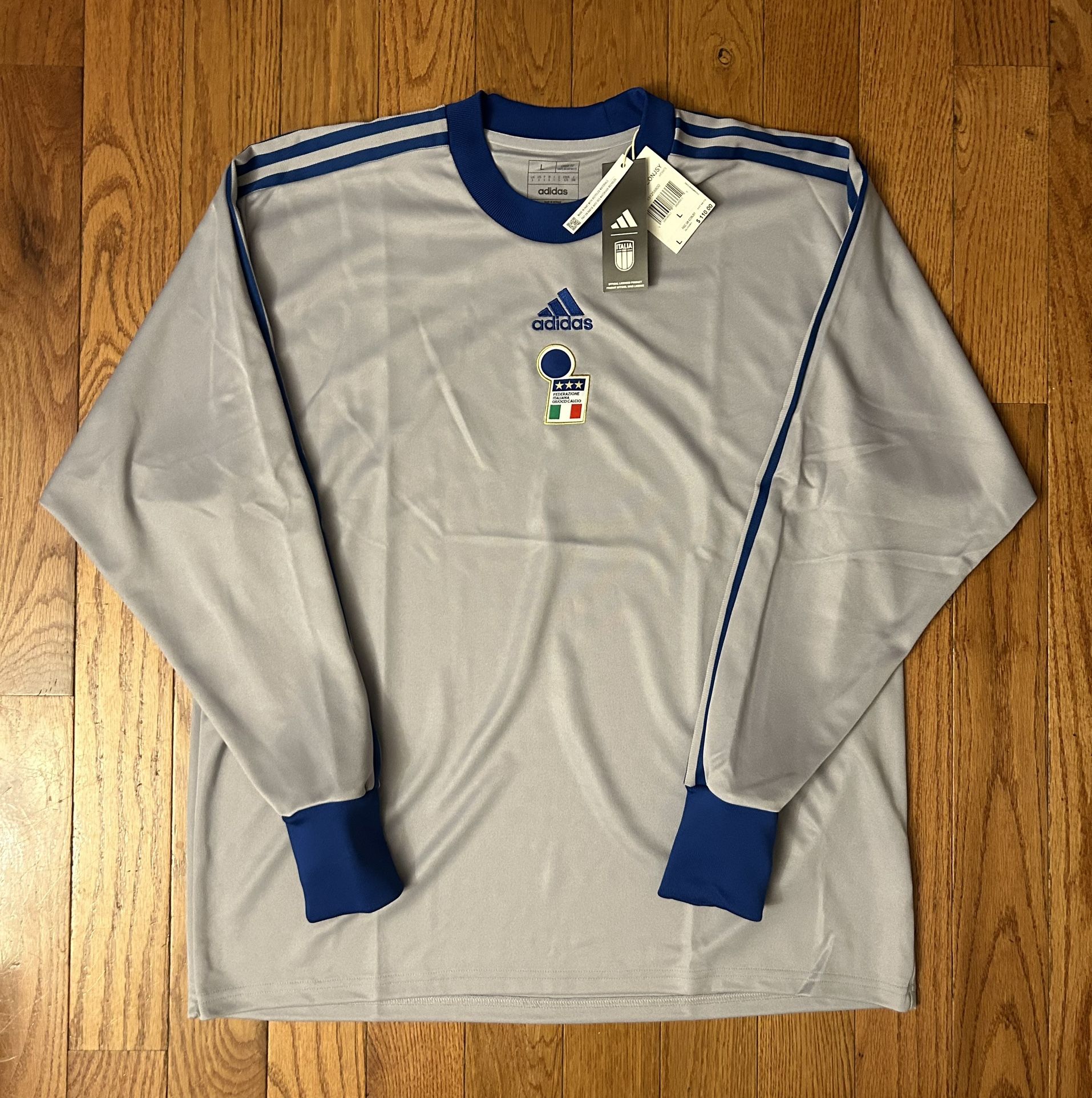 Italy Goalkeeper Icon Adidas Jersey Size Large NEW