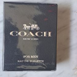 NEW & SEALED " COACH MENS 1.3 OZ SPRAY  28$