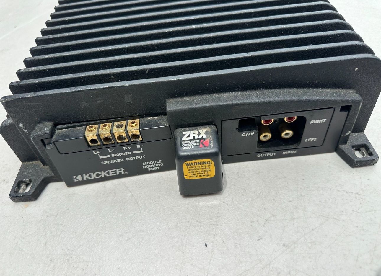 Kicker ZR1000 2 channel car amplifier