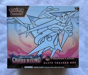 Pokemon Center Chaos Rising ETB