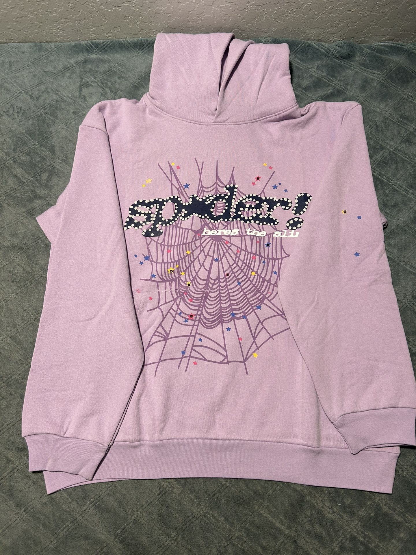 purple spider hoodie