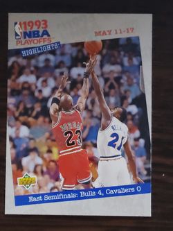 1993 Upper Deck Card 187 Michael Jordan