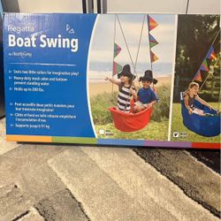 Two seater kids Hearthsong Regatta Boat Swing - New in box