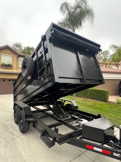 Heavy duty dump trailer