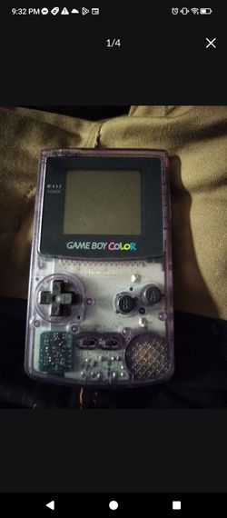 Gameboy  Color atomic purple w/ Mario Tennis