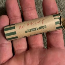 Roll Of 50 Mercury Dimes 