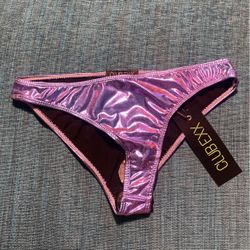 Metallic Bikini Bottoms 