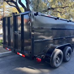 New 8x12x4 Dump Trailer