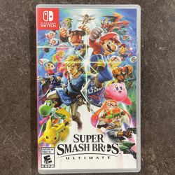 Nintendo Switch Super Smash Bros. Ultimate – Cartridge & Case – Tested