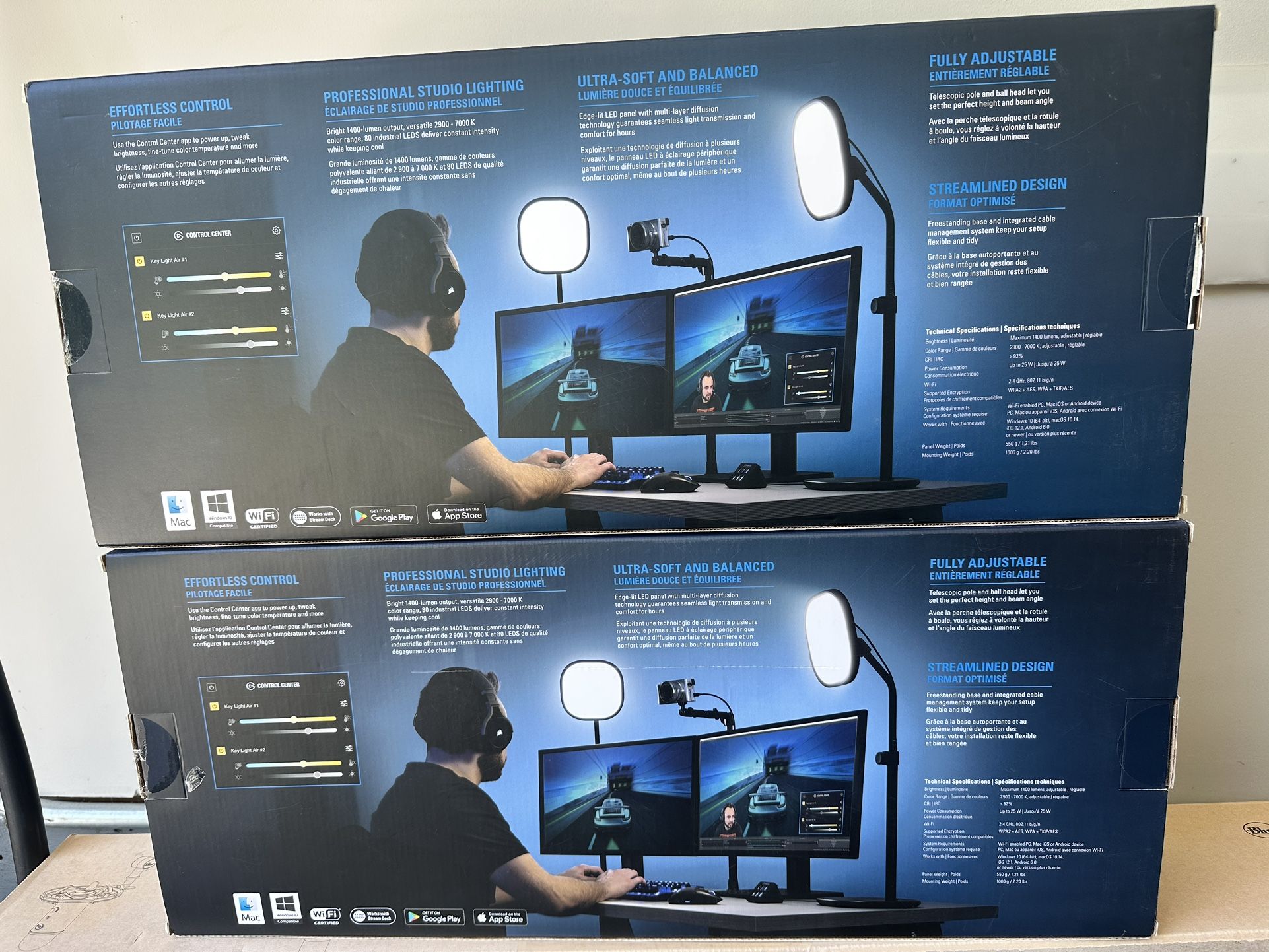 NEW OFFICE LIGHT PAIR FOR VIDEO PODCASTS