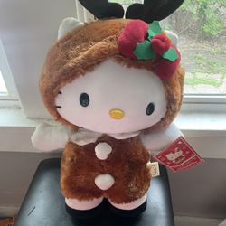 Hello Kitty, reindeer greeter