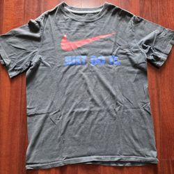 Grey Nike Just Do It t-shirt