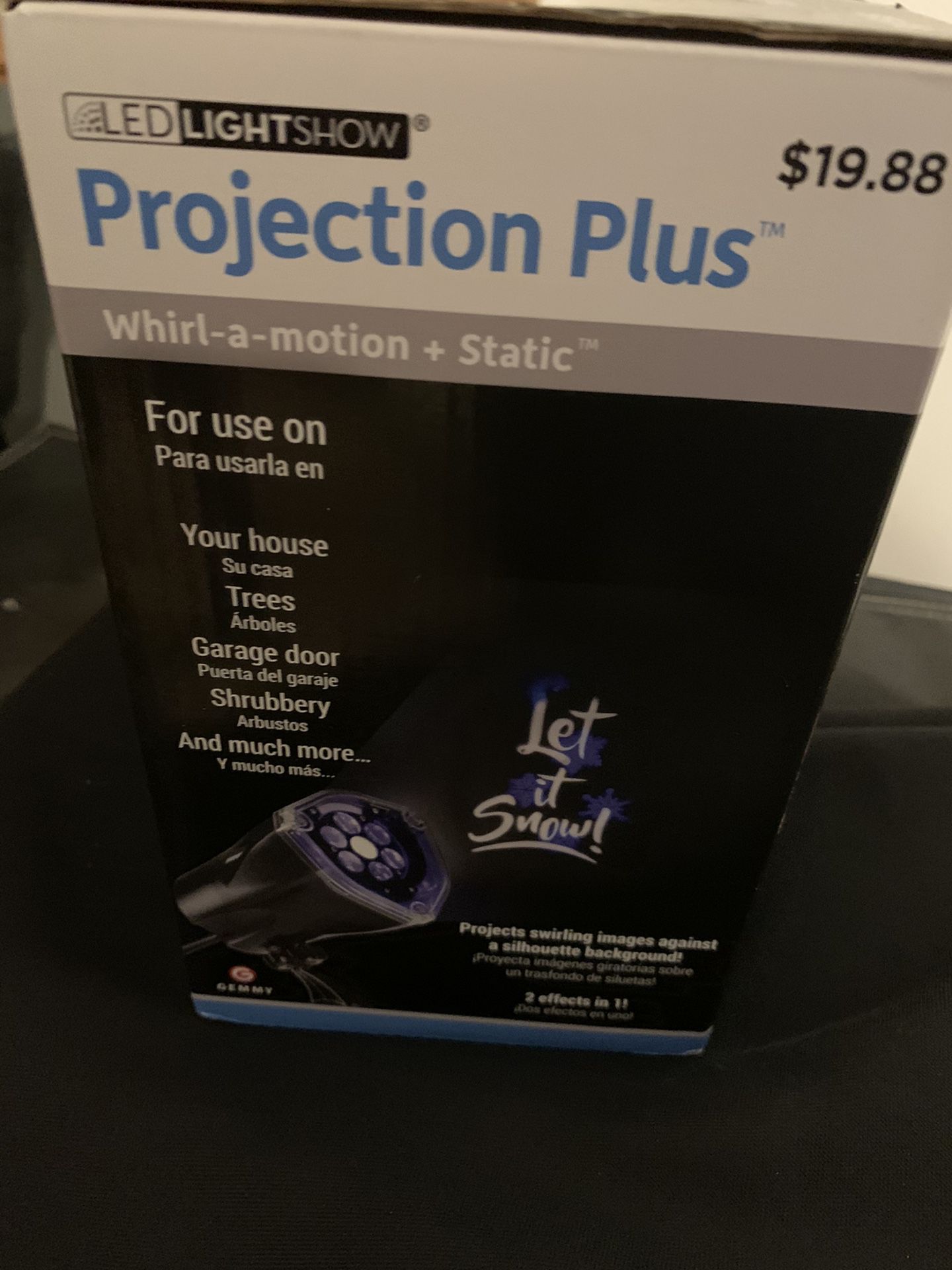 Projection plus lights. ( different symbols