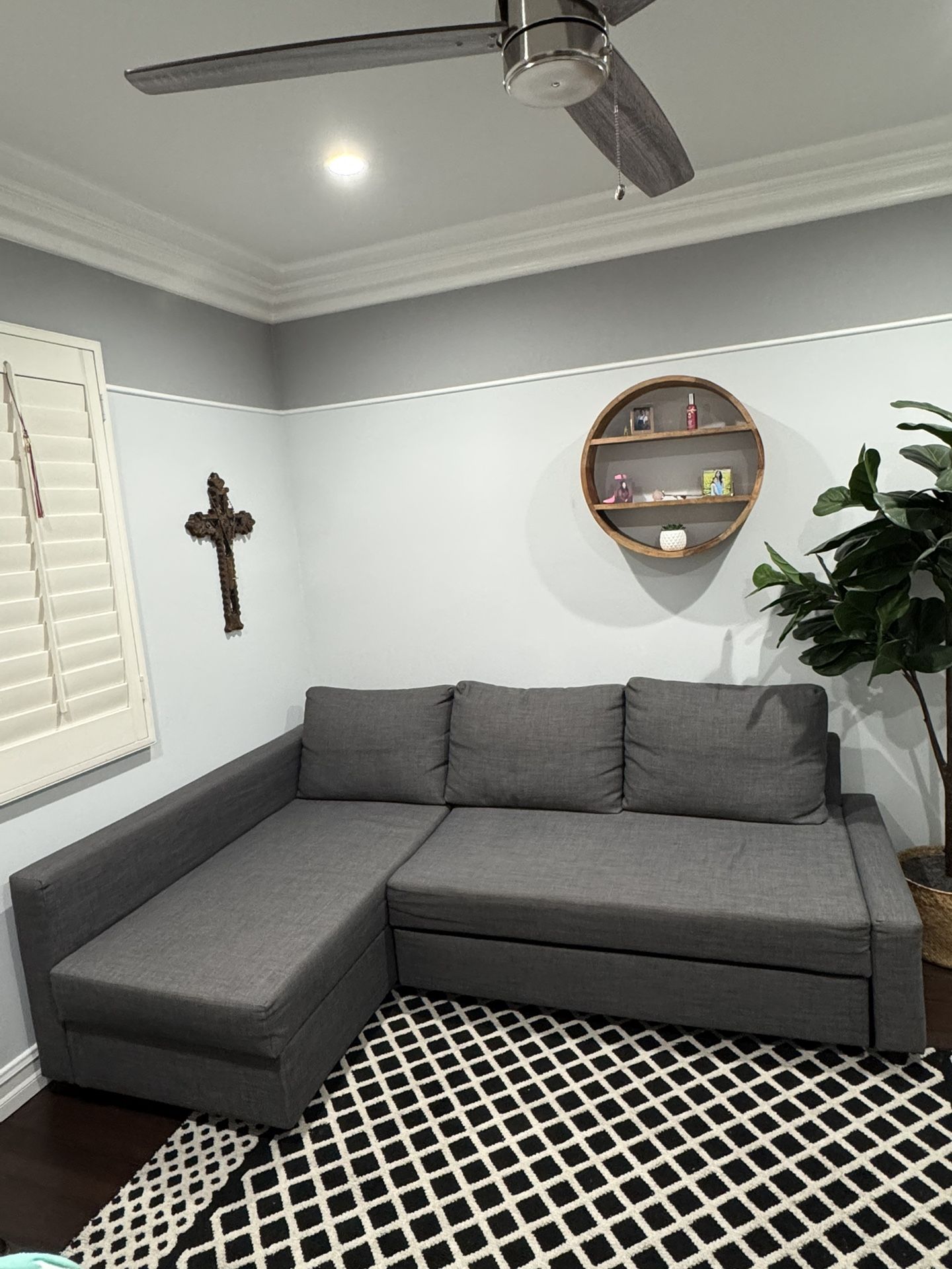 IKEA pull out sofa bed w/ storage