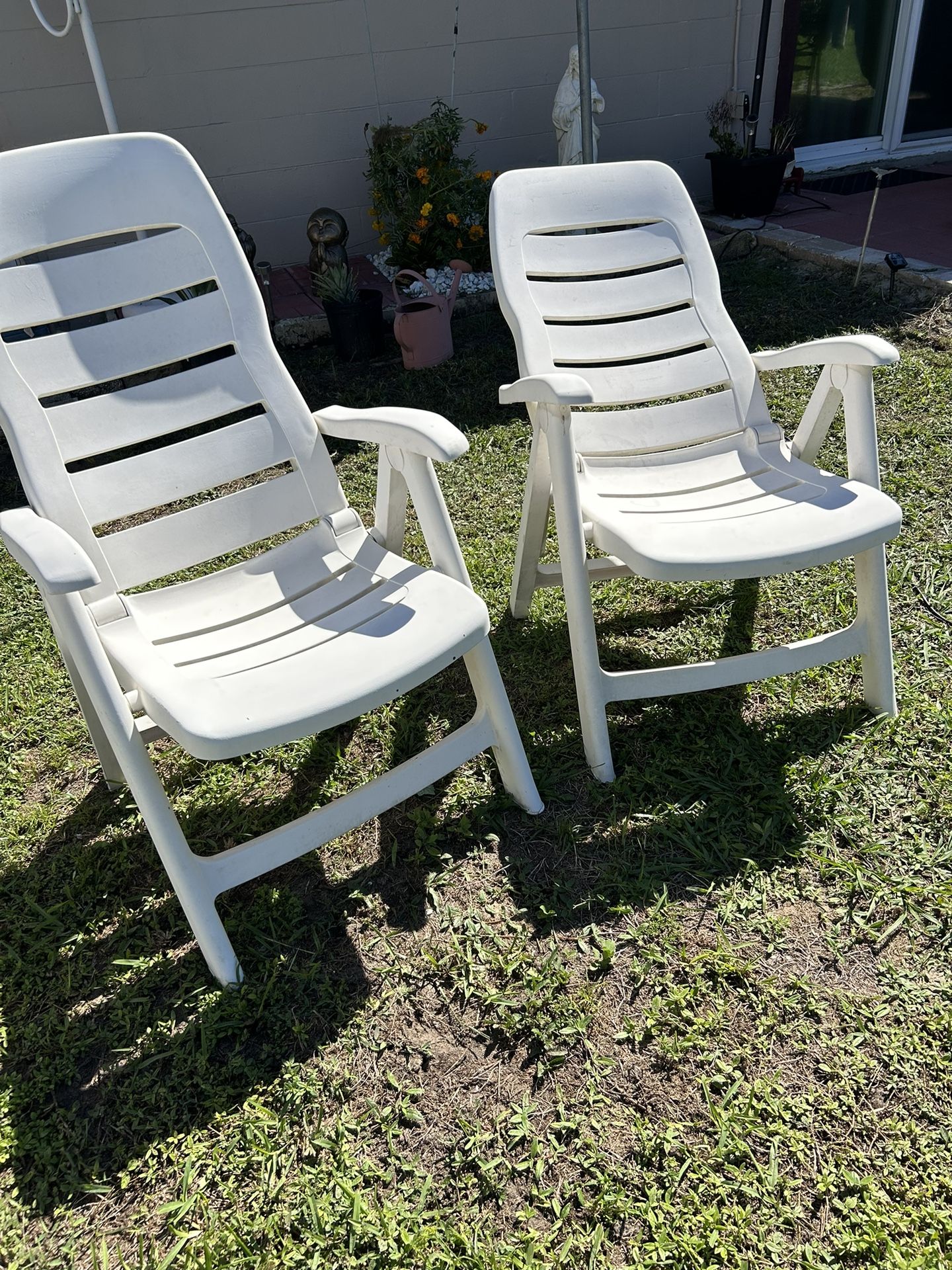 Nice 2 Outdoor Patio Recliner Chairs Set