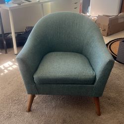 Small scale accent chair