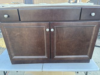 48 inch bathroom cabinet with cultured marble top