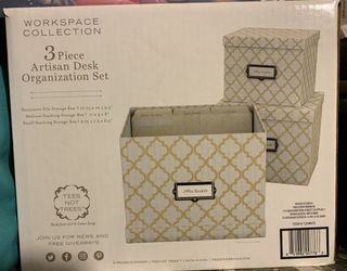 3 Piece Desk Organizer