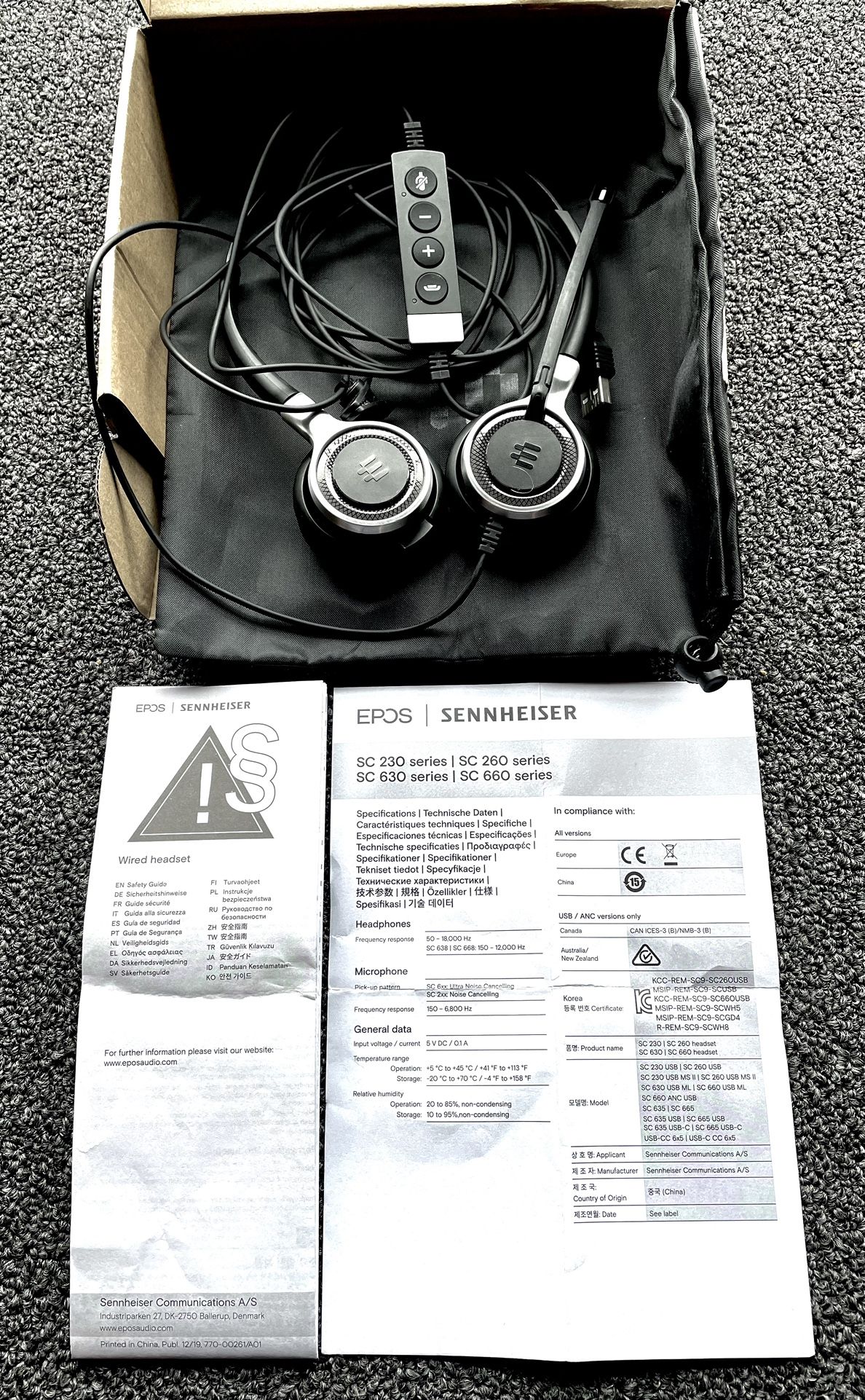 SENNHEISER EPOS SC660  USB Headset