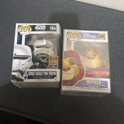 Funko Pops Star Wars And Lion King