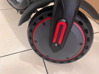 Electric Scooter Black and Red