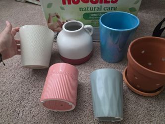 Various pots