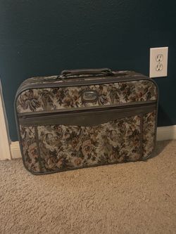 Vintage Jordache Tapestry Suitcase