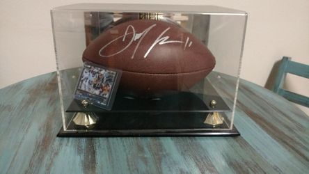 Autographed Julian Edelman football