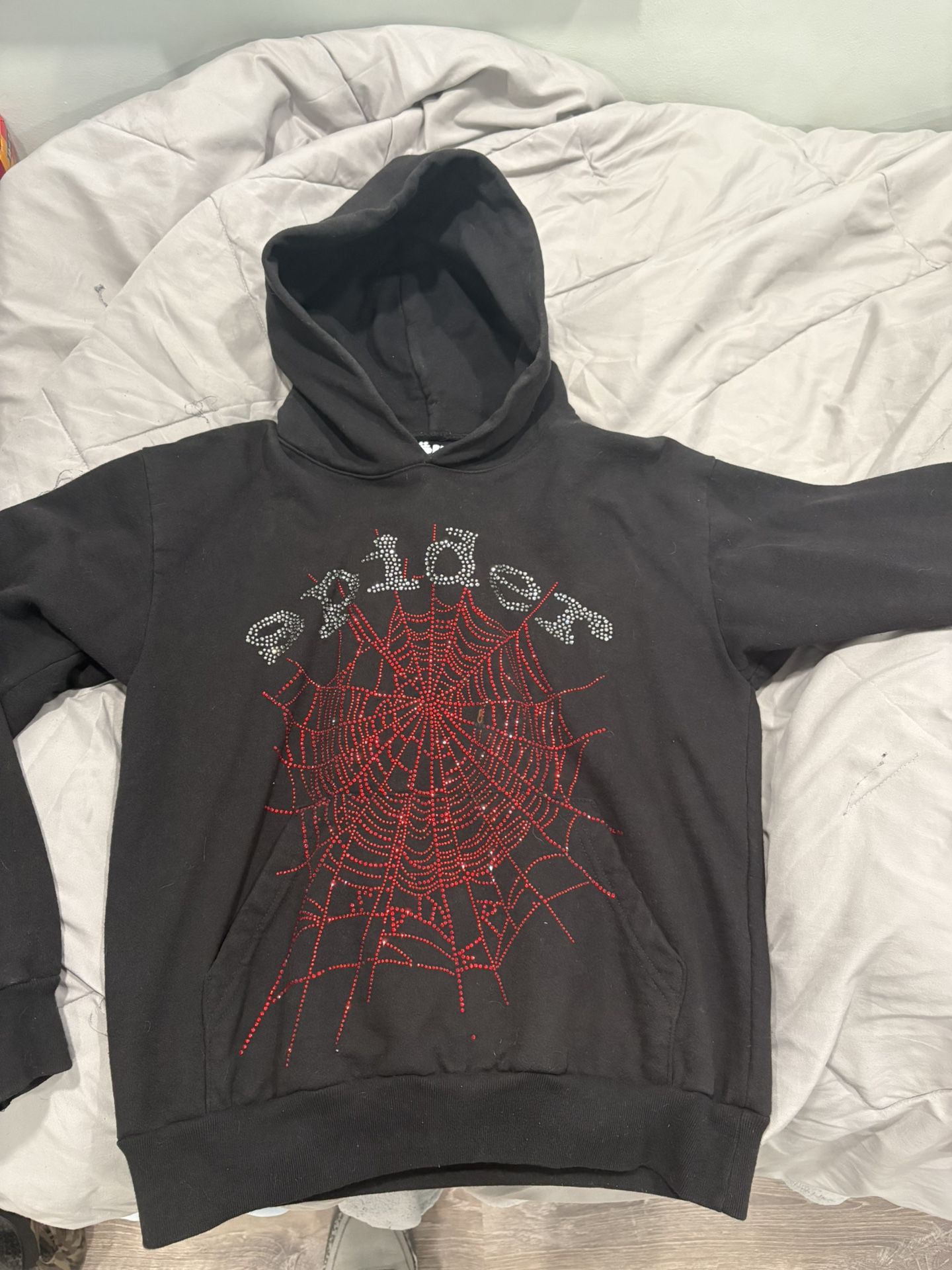 Sp5der ‘OG Rhinestone Logo’ Hoodie