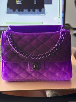 Purple Purse pencil holder