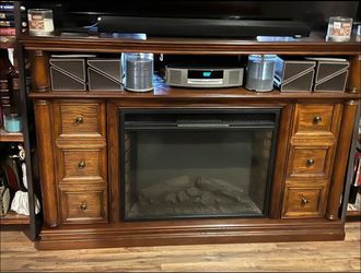Electric fireplace / TV stand