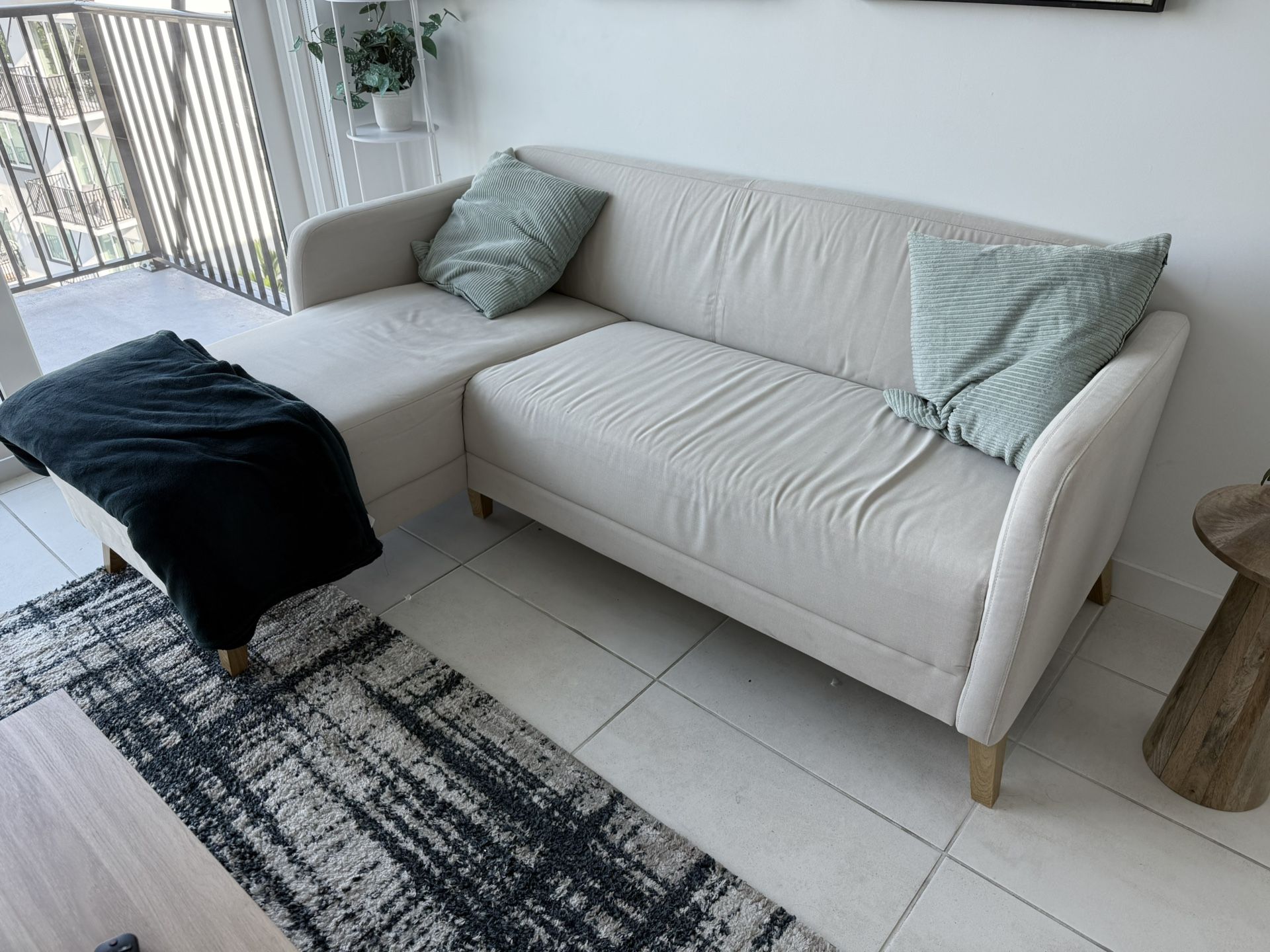 Beige Sofa 