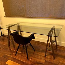 Glass top Desk