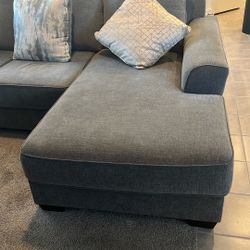 Gray Sectional Sofa, Nearly New