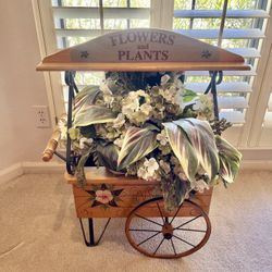Decorative Flower Cart