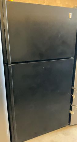 GE  Top Mount Black Refrigerator
