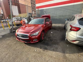 Infiniti Q50 Red Sedan