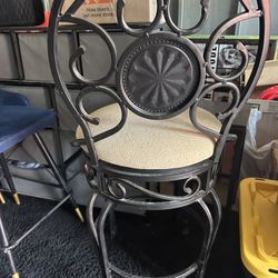 Iron Swivel Stools /  Bar Stools 