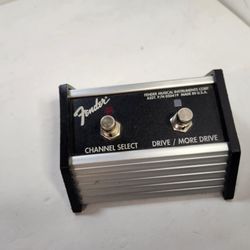 Fender 2 Button Footswitch Channel Select Drive/More Drive Guitar Music Rock