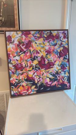 Roma Osowo Framed Canvas-Gold