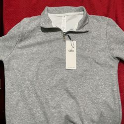 Grey Alo Quarter Zip (Brand new) S/M