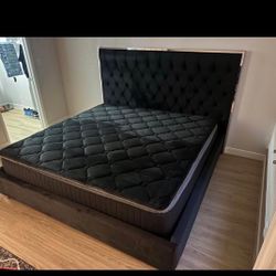 14” King Midnight Collection Hybrid Pillow Top Mattress!