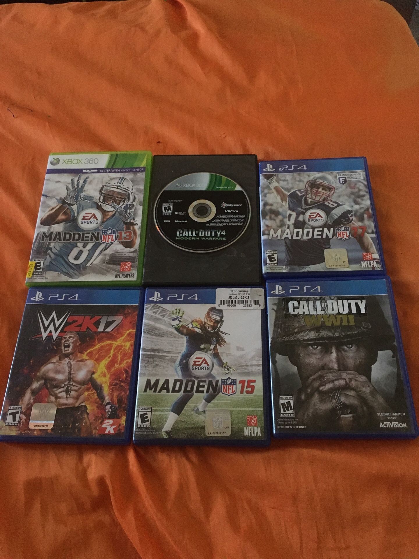 PS4 and Xbox 360 Games
